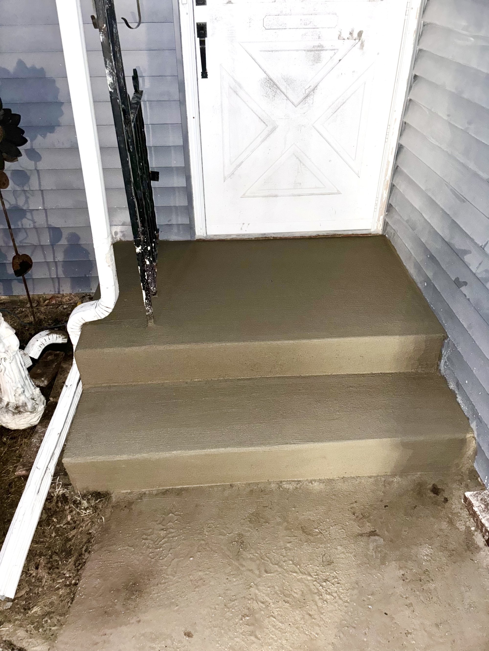 Retaining Wall Construction completed by Kimble's Crete in Harvard, IL