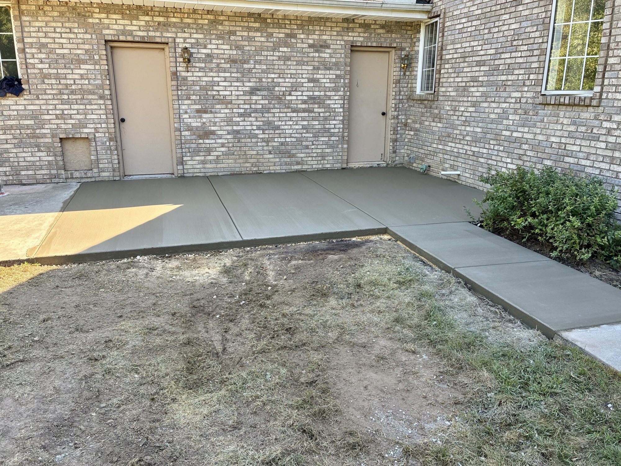 Recent Concrete Leveling & Mudjacking work by Kimble's Crete
