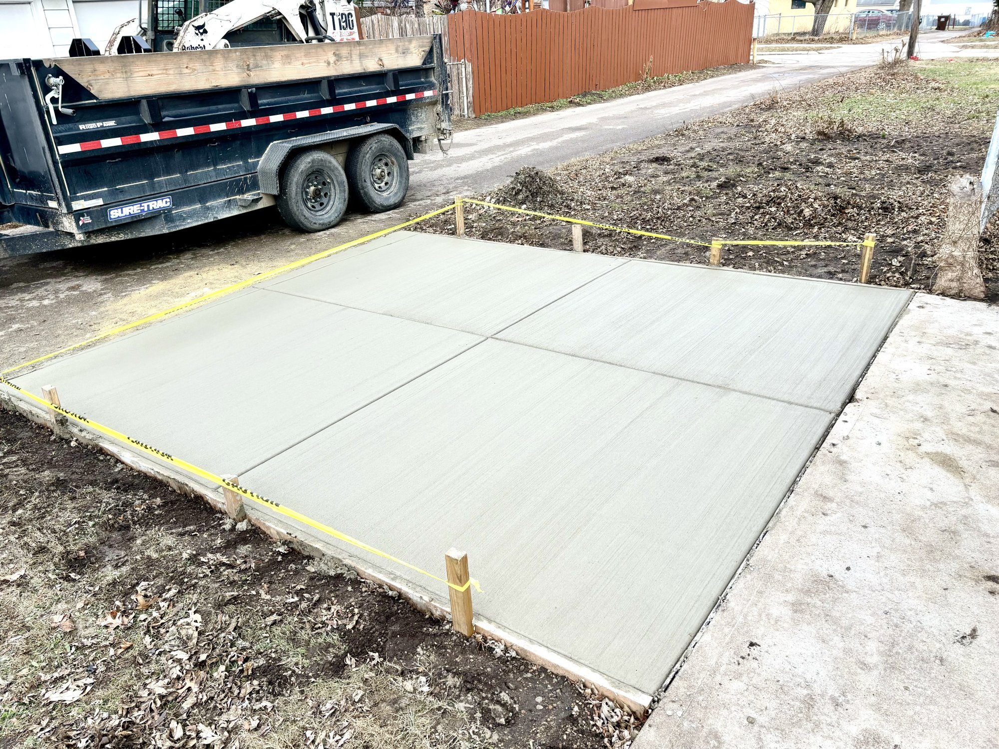 Detailed Concrete Foundation Pouring option by Kimble's Crete for Freeport homeowners