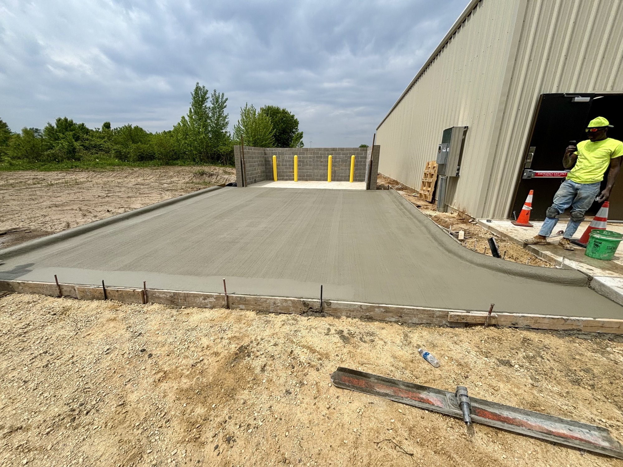 Retaining Wall Construction executed by Kimble's Crete in Harvard, IL