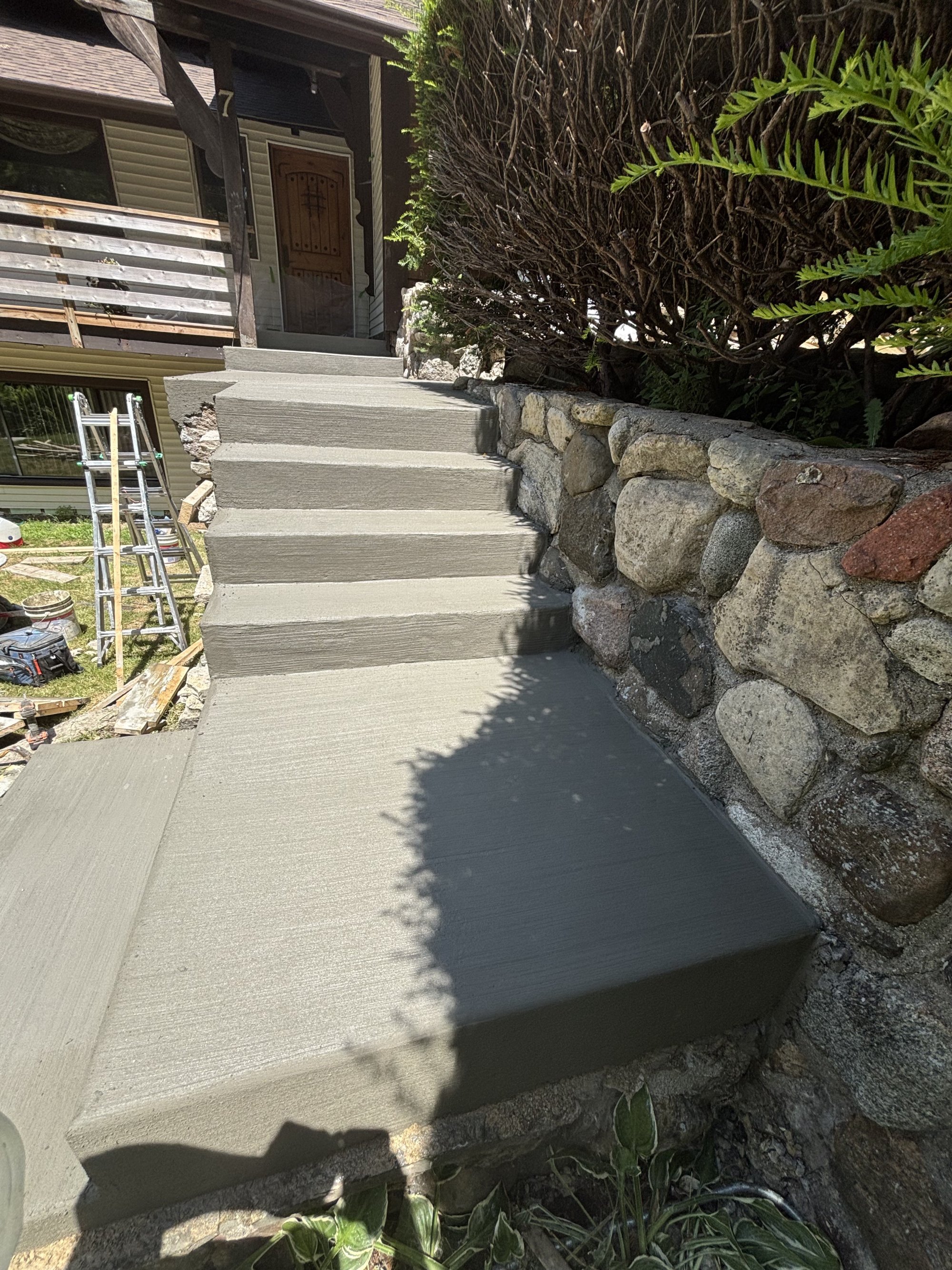 Completed Concrete Sealing work by Kimble's Crete